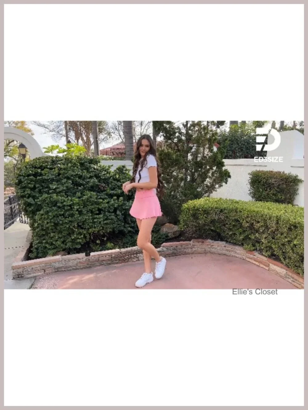Pleated Tennis Skort with Pockets Golf Skirt with Inner Shorts Cross Waist
